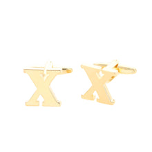 Load image into Gallery viewer, Vittorio Vico Plain Initial Cufflinks: A to Z