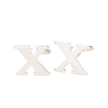 Load image into Gallery viewer, Vittorio Vico Plain Initial Cufflinks: A to Z