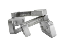 Load image into Gallery viewer, Innovative Brushed Silver Cufflinks