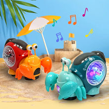 Load image into Gallery viewer, Interactive Escape Crawling Crab Baby Toy | With Music & Lights | 0-24 months - # BAGE81110023