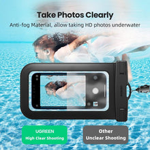 Load image into Gallery viewer, IPX8 Waterproof Phone Case Bag For iPhone 14 13 12 Pro Max Protective Case Universal Swim Waterproof Mobile Phone Case With Improved Locking Design Underwater Waterproof Mobile Phone Case