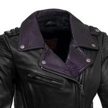 Load image into Gallery viewer, Iris - Women's Motorcycle Leather Jacket