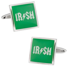 Load image into Gallery viewer, Irish Cufflinks in Green