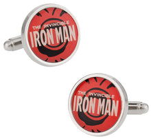 Load image into Gallery viewer, Iron Man Red Cufflinks