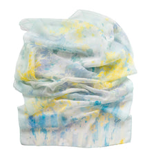 Load image into Gallery viewer, Meadow - Long Silk Scarf - Sky Blue