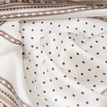Load image into Gallery viewer, Pois - Silk Pocket Square - Sand