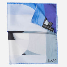 Load image into Gallery viewer, Harmony - Silk Pocket Square - Blue