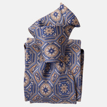 Load image into Gallery viewer, Mantova - Printed Silk Tie - Blue