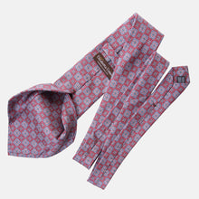 Load image into Gallery viewer, Veneto - Printed Silk Tie - Claret Red