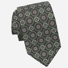 Load image into Gallery viewer, La Vigna - Printed Wool & Silk Tie - Green