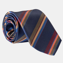 Load image into Gallery viewer, Battisti - Silk Jacquard Tie - Navy