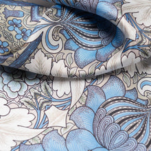 Load image into Gallery viewer, St. James - Silk Neckerchief - Blue and Tan