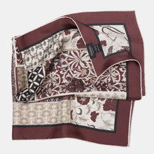 Load image into Gallery viewer, Napoli - Silk Neckerchief - Maroon