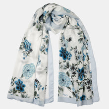 Load image into Gallery viewer, Bella - Silk Scarf Shawl - Blue