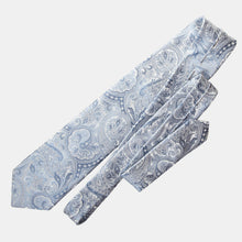 Load image into Gallery viewer, Montecarlo - Silk Jacquard Tie - Blue