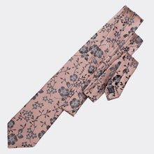 Load image into Gallery viewer, Silvio - Silk Jacquard Tie - Dusty Rose