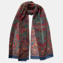 Load image into Gallery viewer, Uffizi - Wool Scarf - Chianti Red