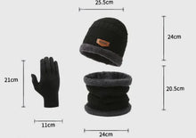 Load image into Gallery viewer, Winter Scarf Gloves Three-piece Set - # BOAA23510001