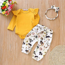 Load image into Gallery viewer, Cute Baby Girl Romper Set - # BAAA71710003