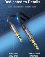 Load image into Gallery viewer, Jack 3.5mm Aux Cable 3.5mm Audio Cable Jack Headphones Speaker Cable Male Stereo Audio Cable Fabric Braided Compatible For Headphones Smartphone Car Stereos