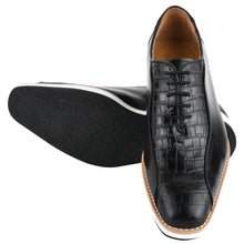 Load image into Gallery viewer, Jacob Small Croco Texture Casual Oxford Style Dress Shoes For Men