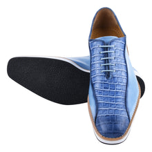 Load image into Gallery viewer, Jacob Small Croco Texture Casual Oxford Style Dress Shoes For Men