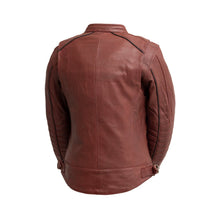 Load image into Gallery viewer, Jada - Women's Perforated Motorcycle Leather Jacket