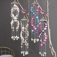Load image into Gallery viewer, Japanese Wind Chimes Bells Hanging Ornaments Mobile Portable Waterproof Outdoor Wind-chime Mediterranean Style Home Garden Yard Decoration Natural Shell Wind Chimes Birthday Gifts