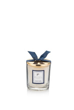 Load image into Gallery viewer, Jasmine Sandal Scented Glass Candle With Golden Metal Cover Long-Burning Fragrant Candles in Glass Container With Metal Lid Hand-Poured Natural Soy Blend No Additives No Dye