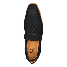 Load image into Gallery viewer, Jean Leather Textile Casual Loafers