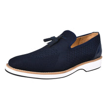 Load image into Gallery viewer, Jean Leather Textile Casual Loafers