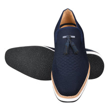 Load image into Gallery viewer, Jean Leather Textile Casual Loafers