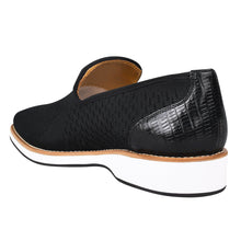 Load image into Gallery viewer, Jean Leather Textile Casual Loafers