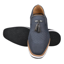 Load image into Gallery viewer, Jean Leather Textile Casual Loafers
