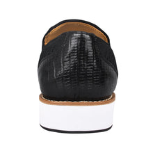 Load image into Gallery viewer, Jean Leather Textile Casual Loafers