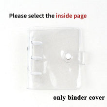 Load image into Gallery viewer, Jelly Color Photo Album for Mini Card Photo Sticker Album Mini Photo Album Transparent Glitter Card Holder Gifts For Valentine Gifts for Friends