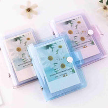 Load image into Gallery viewer, Jelly Color Photo Album for Mini Card Photo Sticker Album Mini Photo Album Transparent Glitter Card Holder Gifts For Valentine Gifts for Friends