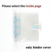 Load image into Gallery viewer, Jelly Color Photo Album for Mini Card Photo Sticker Album Mini Photo Album Transparent Glitter Card Holder Gifts For Valentine Gifts for Friends