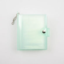 Load image into Gallery viewer, Jelly Color Photo Album for Mini Card Photo Sticker Album Mini Photo Album Transparent Glitter Card Holder Gifts For Valentine Gifts for Friends