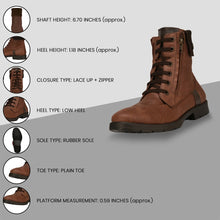 Load image into Gallery viewer, Jerry Leather Ankle Length Boots