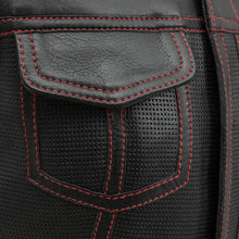 Load image into Gallery viewer, Jessica Perforated Women's Motorcycle Leather Vest