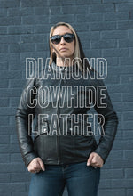 Load image into Gallery viewer, Jewel - Women's Motorcycle Leather Jacket