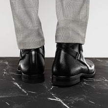 Load image into Gallery viewer, 45-600-BLK Jodphur Italian Calfskin Boot, Black