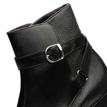 Load image into Gallery viewer, 45-600-BLK Jodphur Italian Calfskin Boot, Black