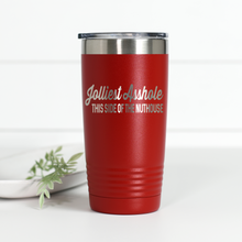 Load image into Gallery viewer, Jolliest Asshole This Side of the Nuthouse 20 oz Engraved Tumbler