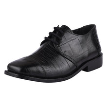 Load image into Gallery viewer, Joseph Black Leather Oxford Style Dress Shoes for Kids
