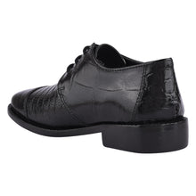 Load image into Gallery viewer, Joseph Black Leather Oxford Style Dress Shoes for Kids