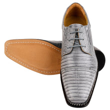 Load image into Gallery viewer, Jostin Genuine Leather Lizard Print Oxford Style Dress Shoes For Men