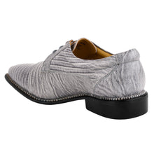 Load image into Gallery viewer, Jostin Genuine Leather Lizard Print Oxford Style Dress Shoes For Men