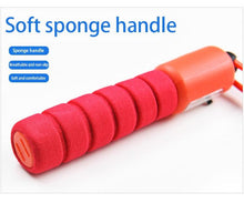 Load image into Gallery viewer, Jump Rope Skipping Electronic Counter Adjustable Fast Speed Counting Skipping Rope Wire Gym Workout Professional Sponge Jump Rope With Electronic Counter Soft Adjustable Fast Speed Counting Skipping Rope